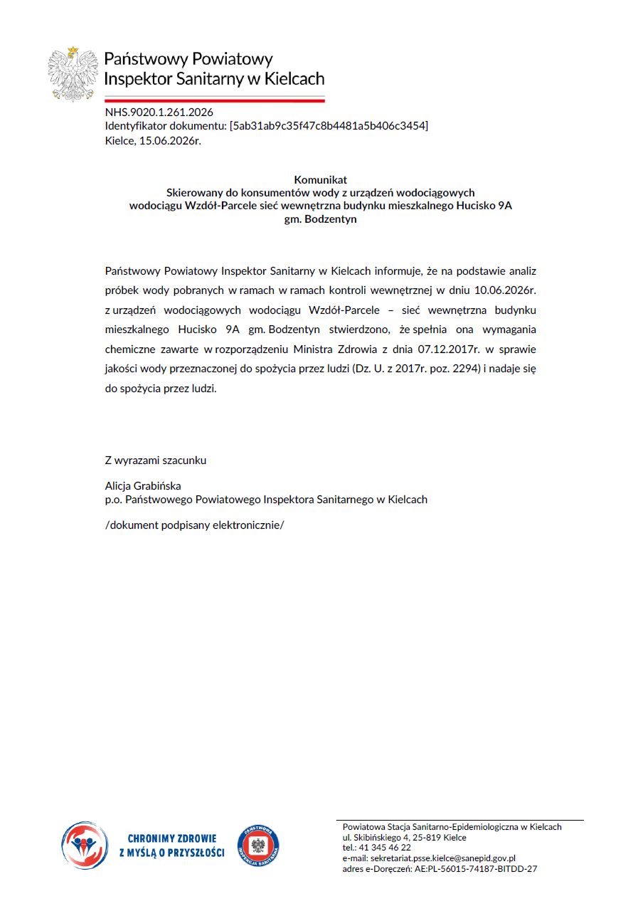Komunikat Hucisko
