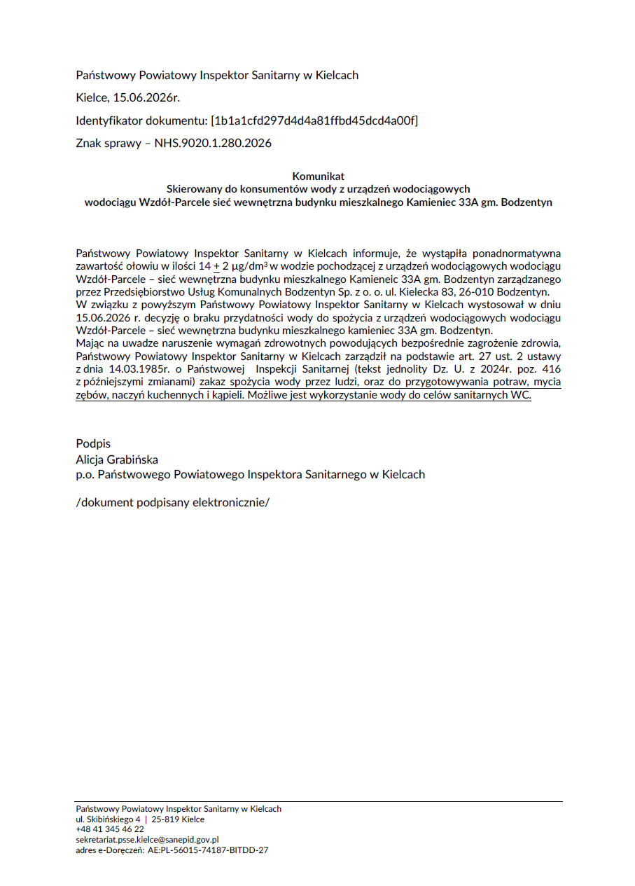 Komunikat Kamieniec